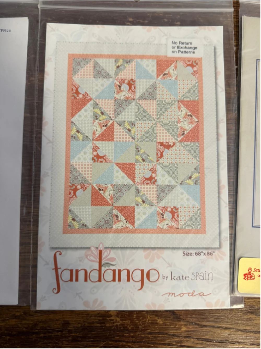 Vintage Quilt Pattern Lot of 9 New Unused The Pine Needle Moda Cozy Quilt OOP